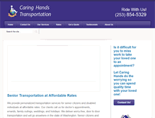 Tablet Screenshot of caringhandsofwa.com